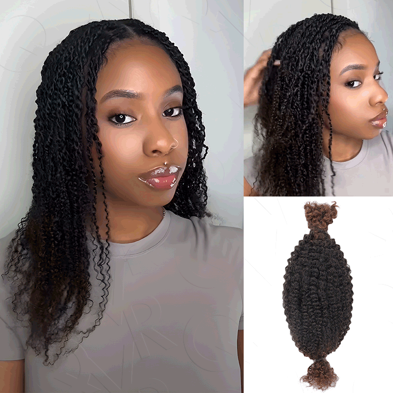 Onimehair™ Ombre Spring Twist Hair T1B/4 Color Type 3C 4A Hair Extensions