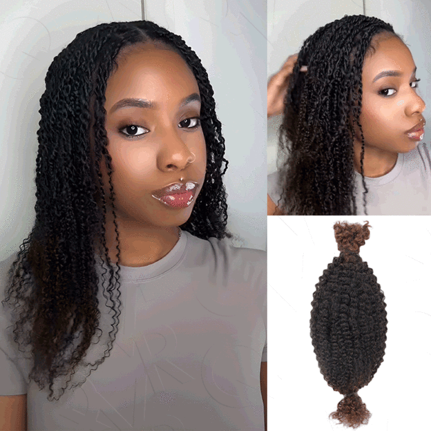 Onimehair™ Ombre Spring Twist Hair T1B/4 Color Type 3C 4A Hair Extensions