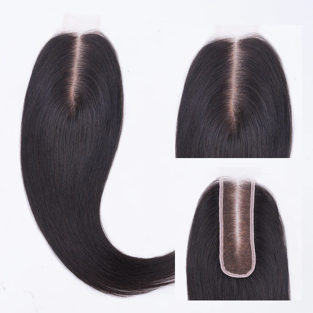 Onime 2X6 HD Closure Real Invisible HD Lace Silky Straight Human Hair