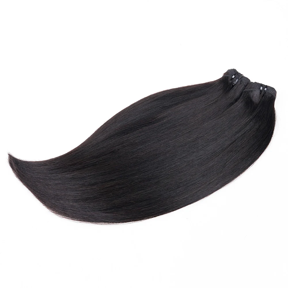 Onime Virgin Hair Bundles Yaki Straight 3pcs Hair Wefts Human Hair