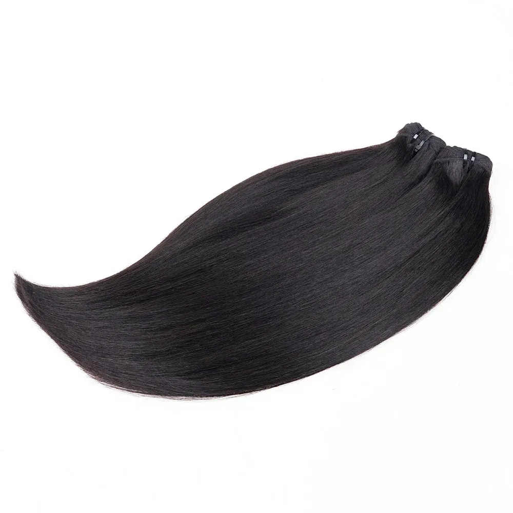 Onime Virgin Hair Bundles Yaki Straight 3pcs Hair Wefts Human Hair