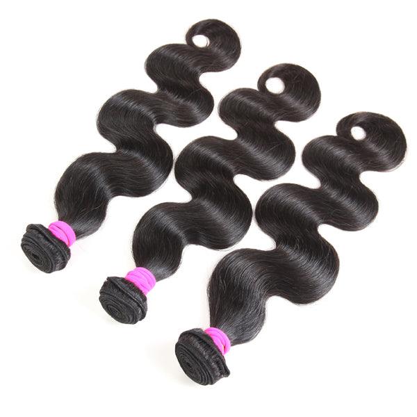 Onimehair™3pcs Body Wave / Water Wave / Deep Wave / Loose Wave / Straight 100% Virgin Human Hair Bundles