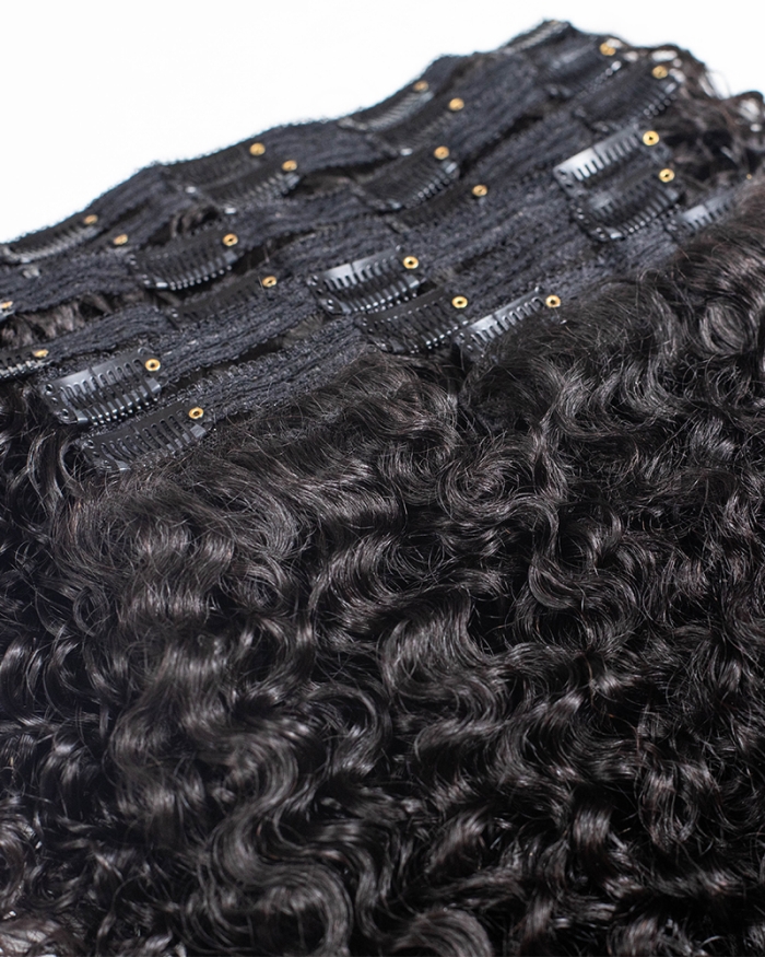 Onimehair™Kinky Curly Clip-In Extensions  –  100% Authentic Human Hair