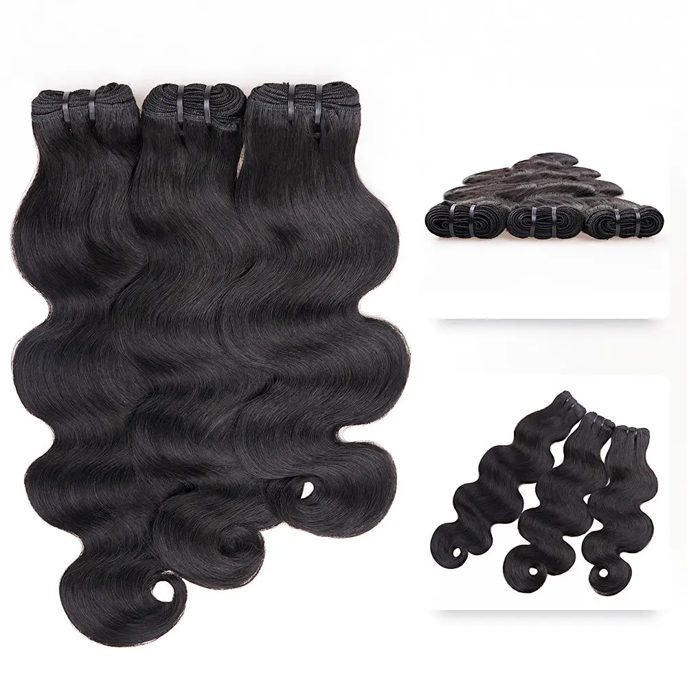 Onime Raw Hair Bundles Body Wave 3pcs Hair Wefts Human Hair