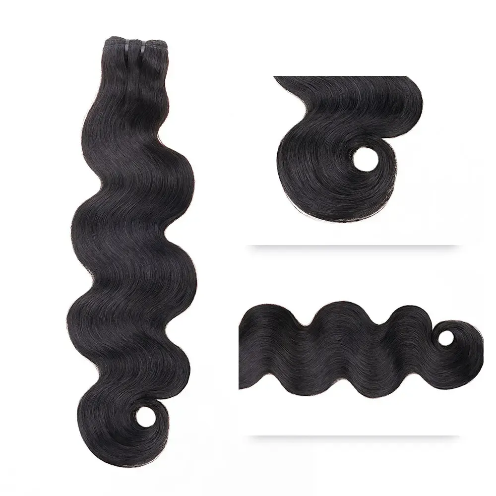 Onime Raw Hair Bundles Body Wave 3pcs Hair Wefts Human Hair