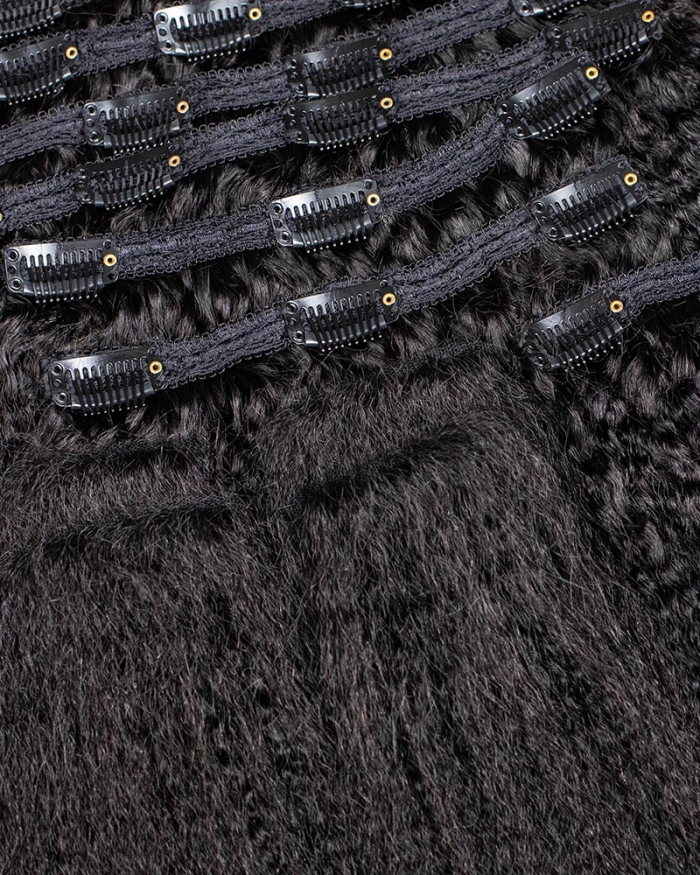 Onimehair™Kinky Curly Clip-In Extensions  –  100% Authentic Human Hair
