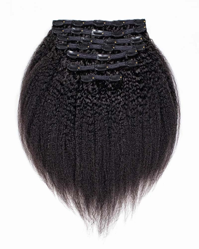 Onimehair™Kinky Curly Clip-In Extensions  –  100% Authentic Human Hair