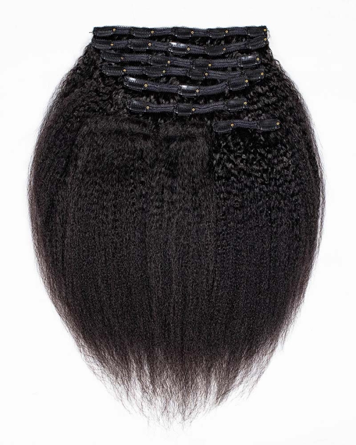 Onimehair™Kinky Curly Clip-In Extensions  –  100% Authentic Human Hair