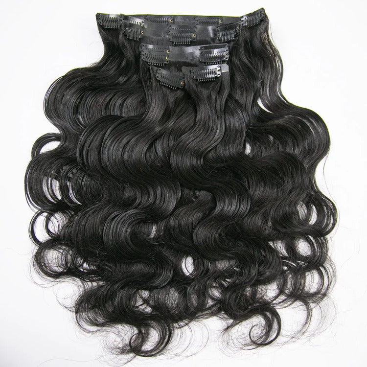 Natural Body Wave Clip-Ins Soft & Thick Instantly Longer Hair