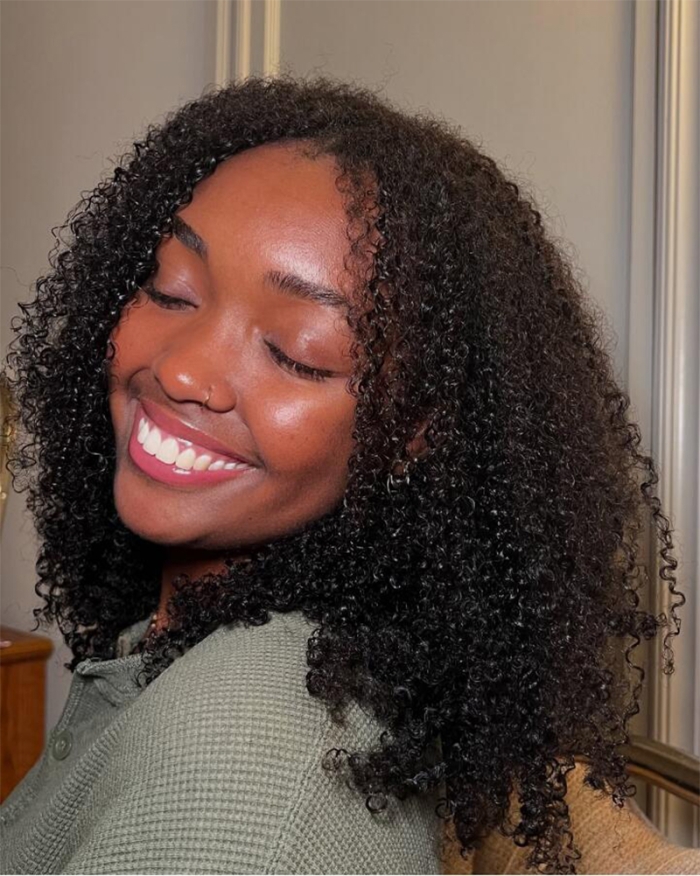 Onimehair™Kinky Curly Clip-In Extensions  –  100% Authentic Human Hair