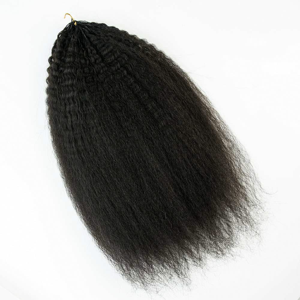 Lightweight Kinky Straight Crochet Human Hair - Onime Hair