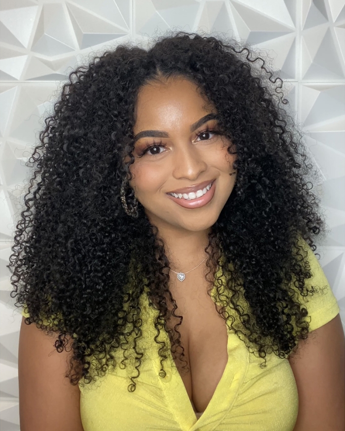 Onimehair™Kinky Curly Clip-In Extensions  –  100% Authentic Human Hair