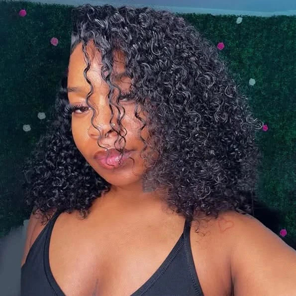 Wear Go Short Curly Wig Upgrade 5×5 Pre Cut Lace Bob Glueless Wig Beginner Friendly - Onime Hair