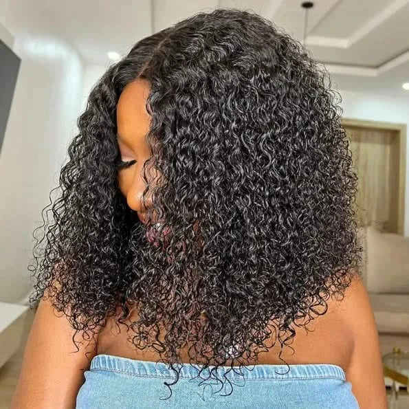Wear Go Short Curly Wig Upgrade 5×5 Pre Cut Lace Bob Glueless Wig Beginner Friendly - Onime Hair