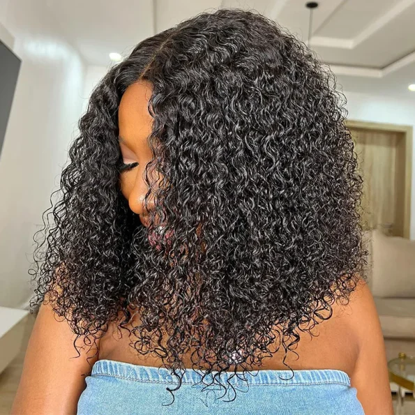 Wear Go Short Curly Wig Upgrade 6×5 Pre Cut Lace Bob Glueless Wig Beginner Friendly