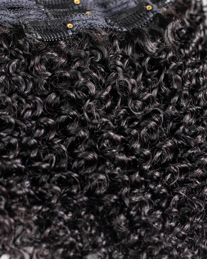 Onimehair™Kinky Curly Clip-In Extensions  –  100% Authentic Human Hair