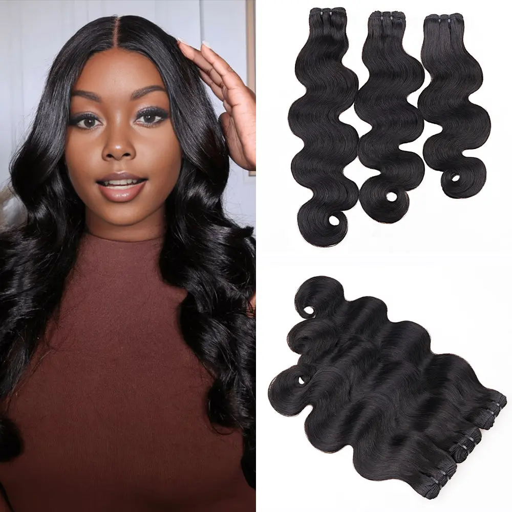 Onime Raw Hair Bundles Body Wave 3pcs Hair Wefts Human Hair