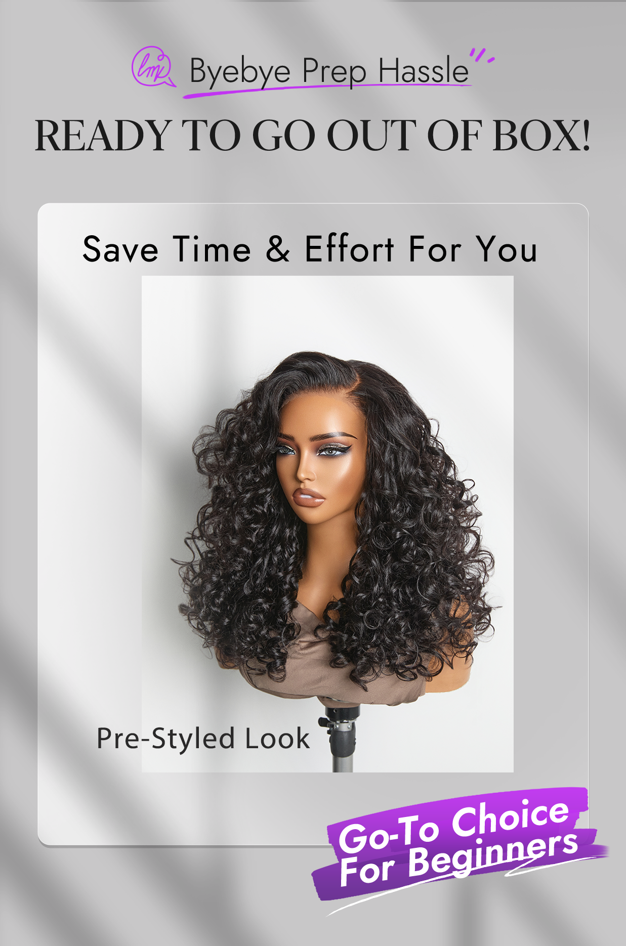 180% Density Bouncy Curls Glueless 5x5 Closure Pre-Cut Lace Curly Wig Breathable Cap-09