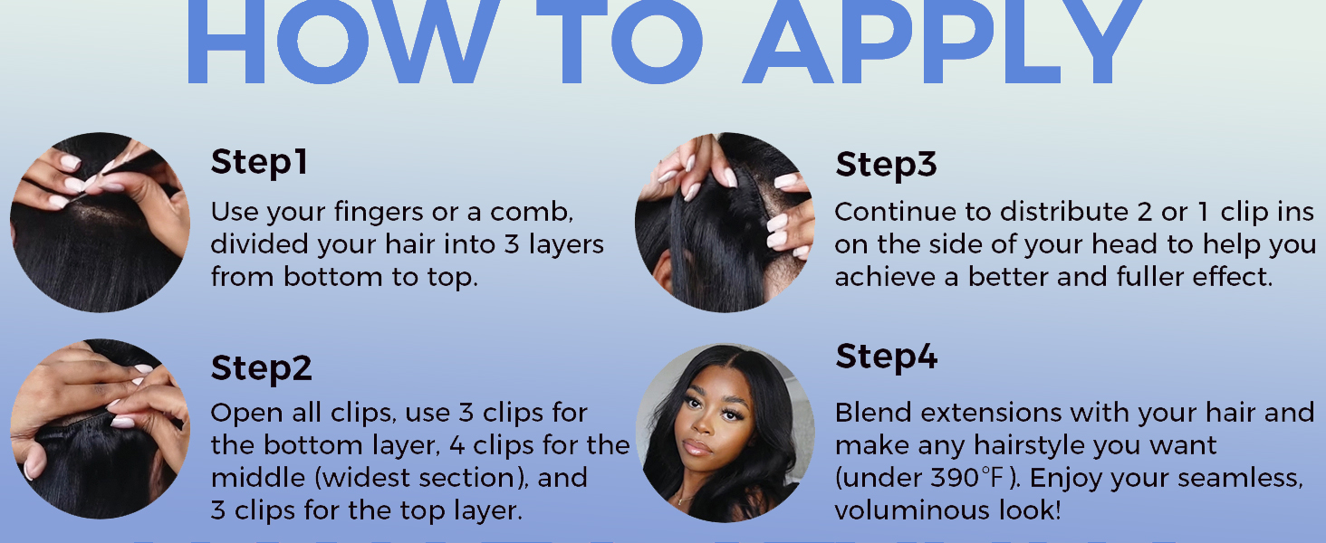 Curly Clip in Hair Extensions