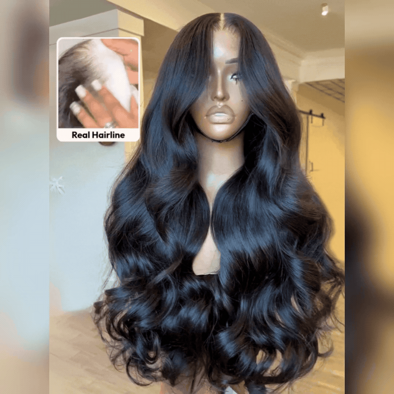 Onimehair™ Pre Everything Body Wave 7x5 Glueless Lace Closure / 13x6 Lace Front Wigs HD Transparent Lace Human Hair Beginner friendly Flash Sale