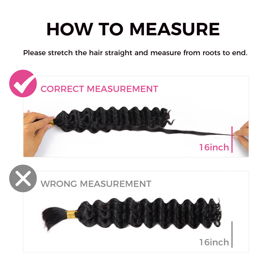 Lashey Human Hair Bulk Kinky Curly for Boho Braiding