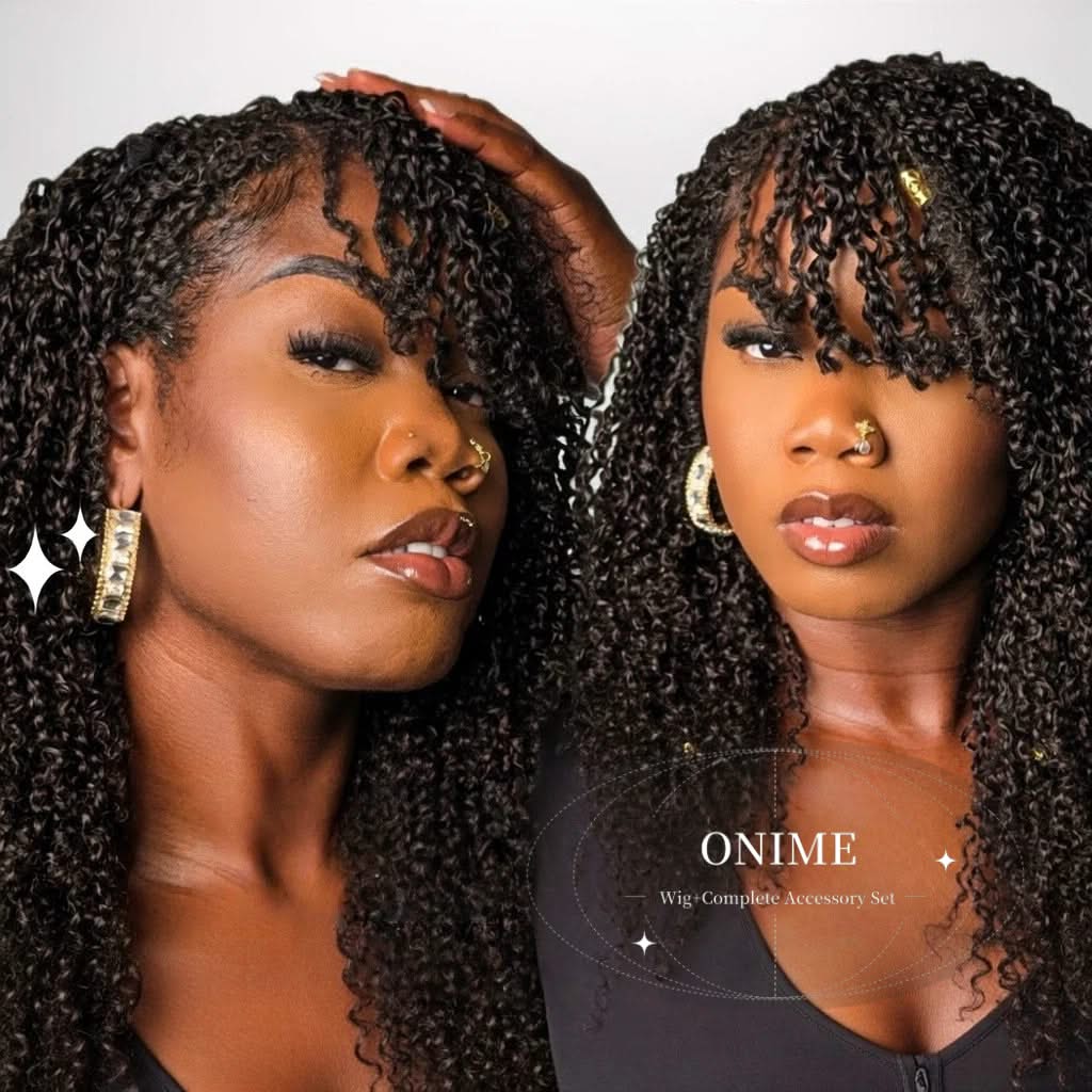 Lightweight Yanky Twists Crochet Human Hair Extension - Onime Hair