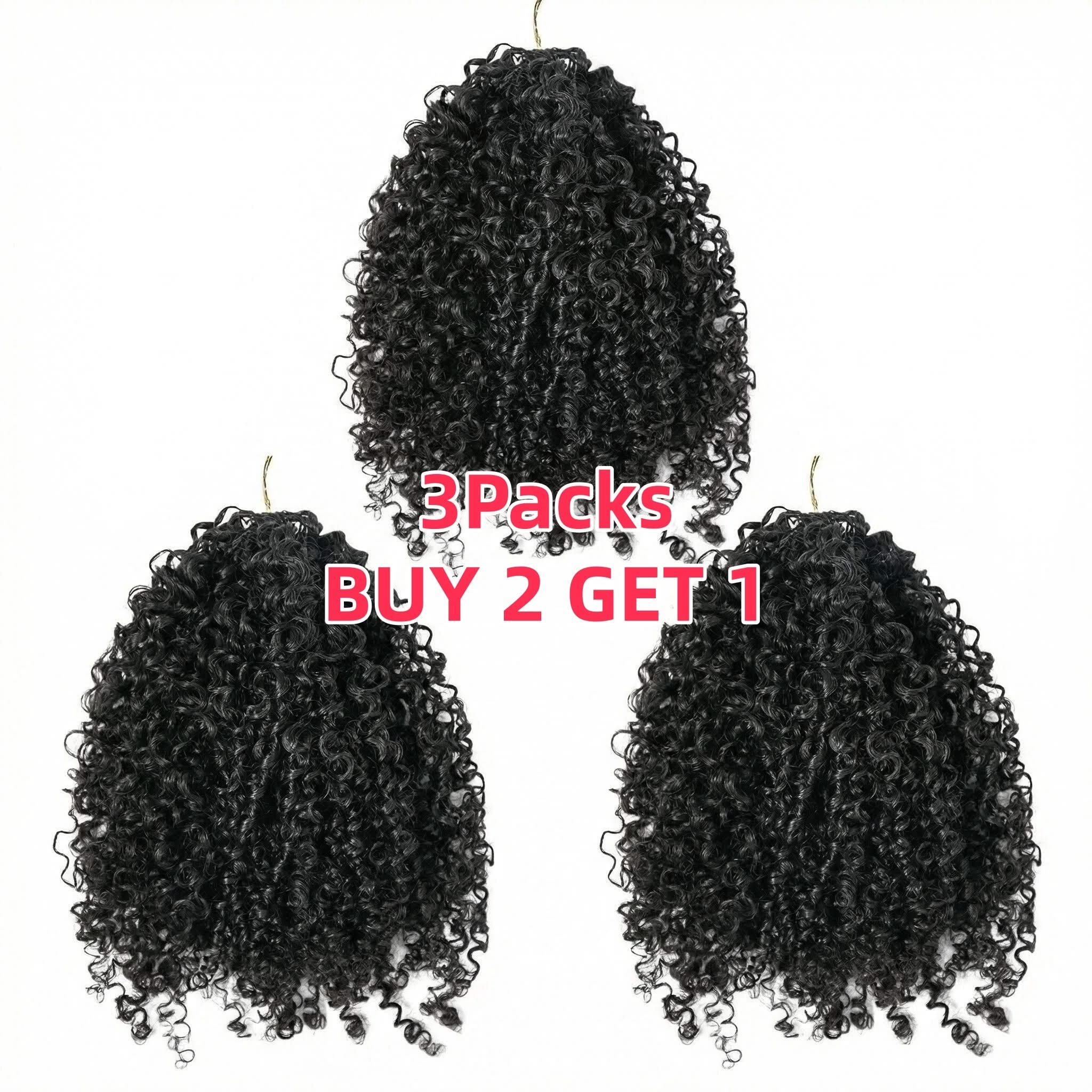 Kinky Curly Crochet Hair Extension  Human Hair Extensions - Onime Hair