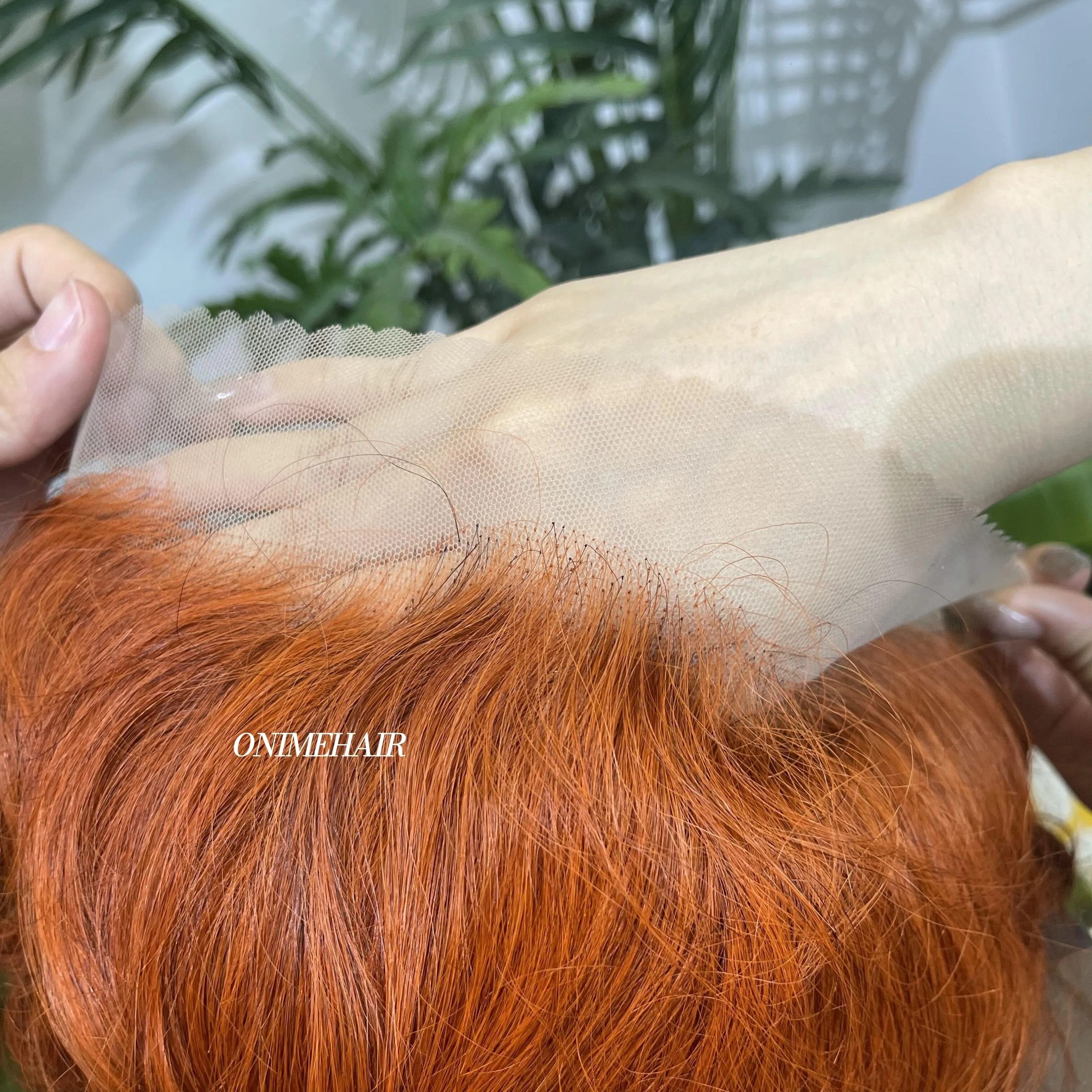 #350/4 Egg Curly Frontal Transparent 13X4  Lace - Onime Hair