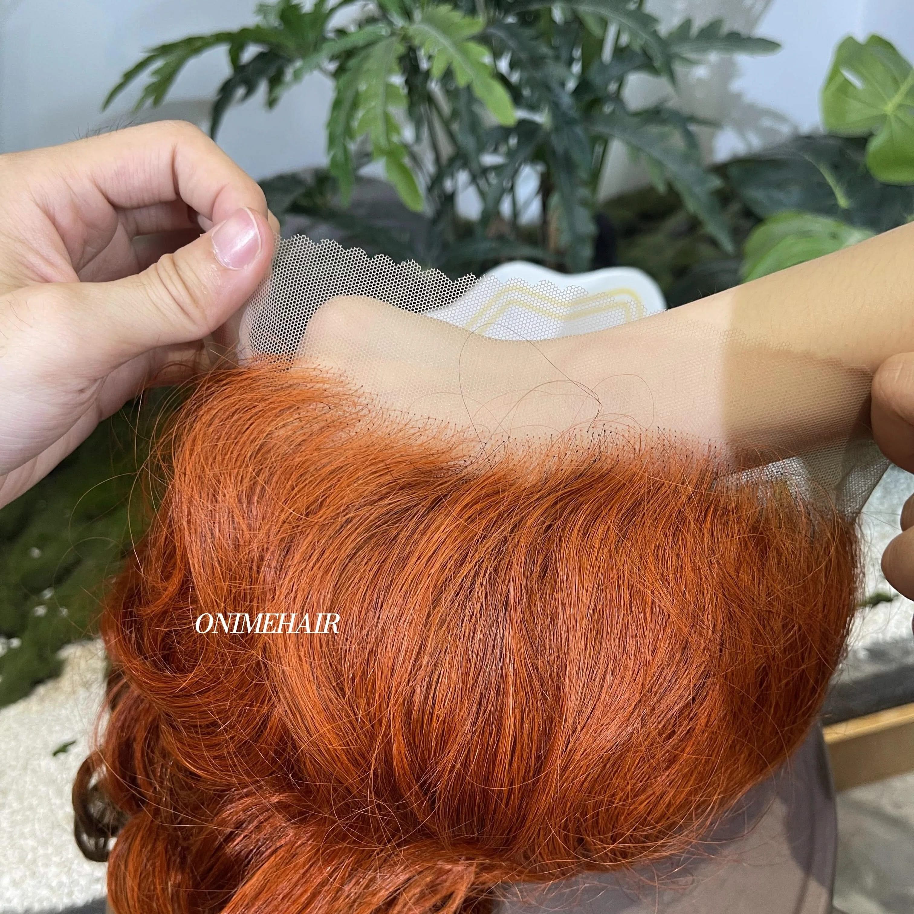 #350/4 Egg Curly Frontal Transparent 13X4  Lace - Onime Hair