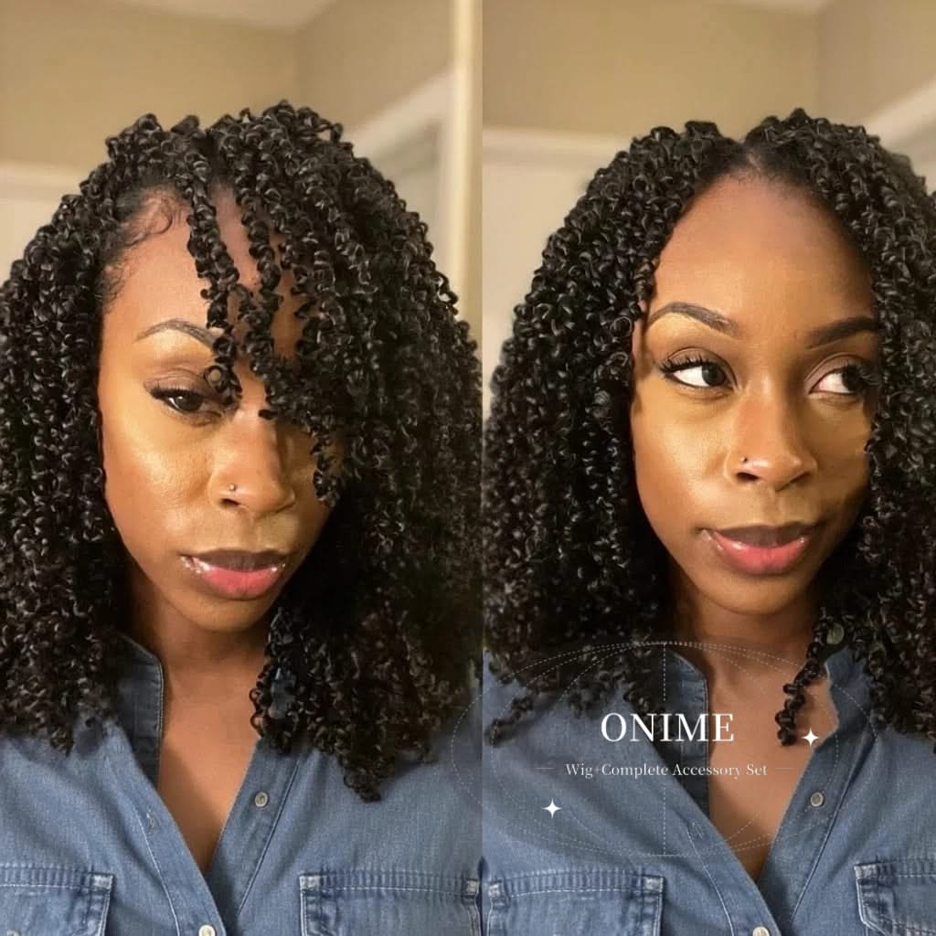 Lightweight Yanky Twists Crochet Human Hair Extension - Onime Hair