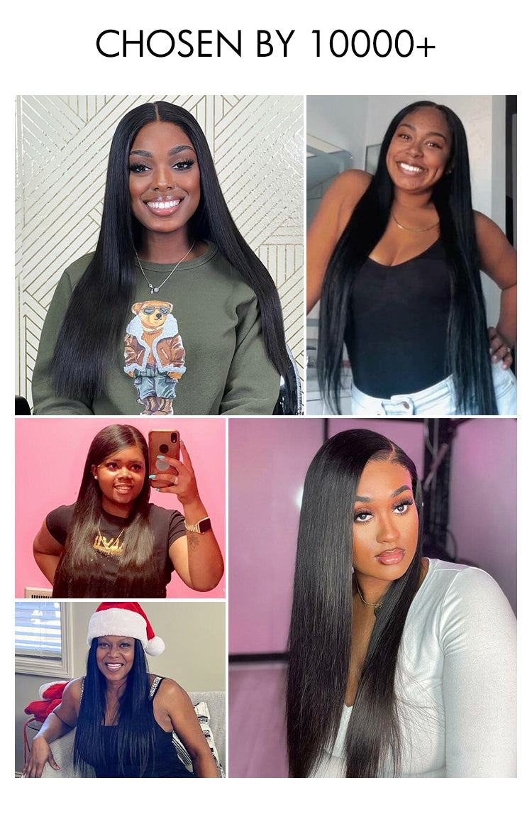 PreMax Wigs | 180% Density Bone Straight Glueless 5x5 Closure HD Lace Lace Wig Pre-cut & Plucked & Bleached-02