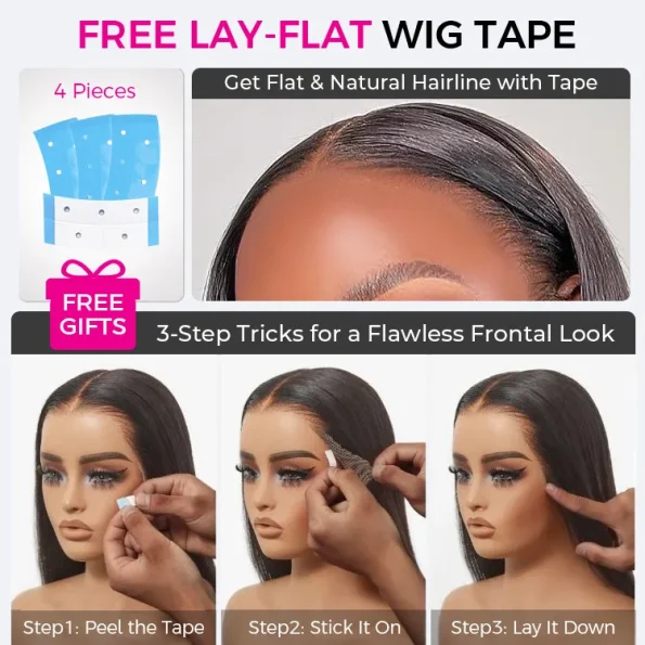 Deep Wave 13×6 Full Frontal HD Lace Flexi Fit Drawstring Curly Human Hair Wig Pre Everything