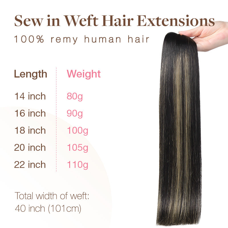 Weft Hair Extensions