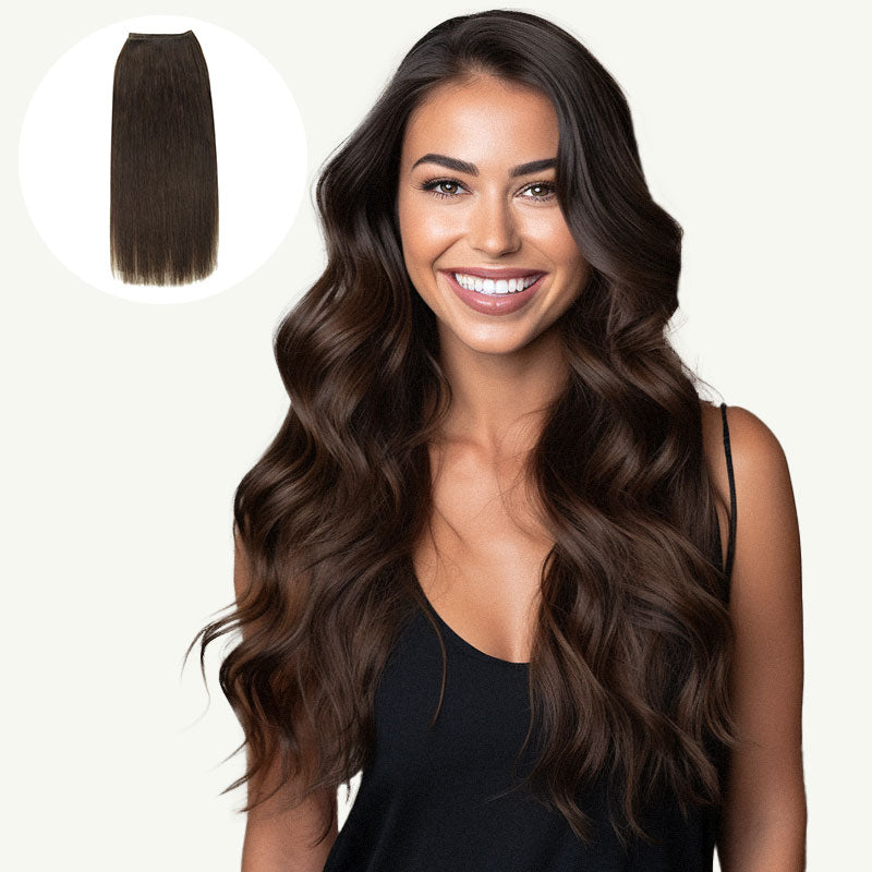 Chocolate Brown (4A) Sew-In Weft Hair Extensions (80g-110g)