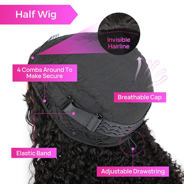 Pre Styled Butterfly Cut Layered Yaki Body V Part Human Hair Wigs With Drawstring 250% Density - Onime Hair