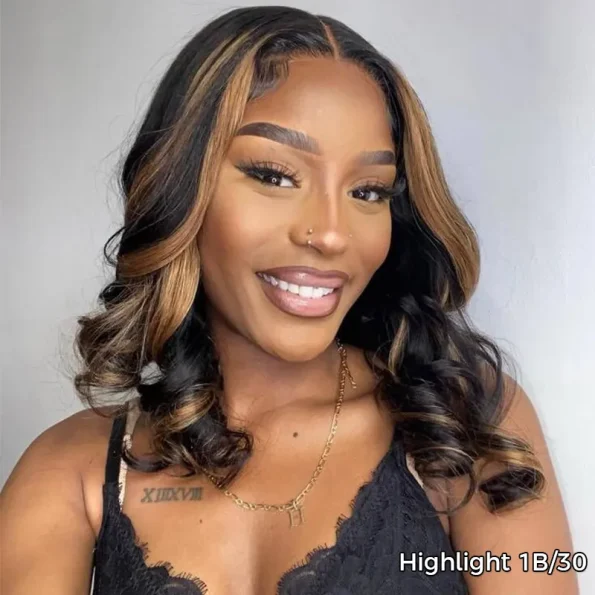 Wear Go Short Loose Wave 6×5 Lace Wig Barrel Curls Glueless Wig Pre Cut Lace 180% Density