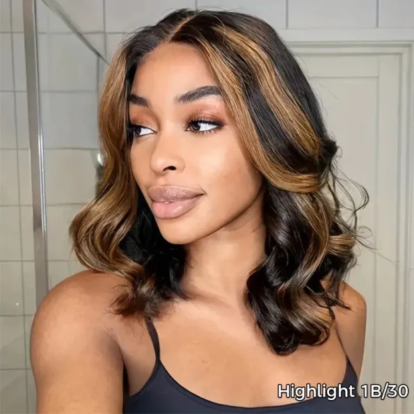 Wear Go Short Loose Wave 6×5 Lace Wig Barrel Curls Glueless Wig Pre Cut Lace 180% Density