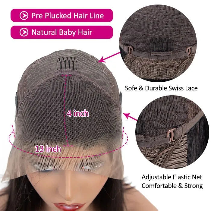 Onime Hair 4C Edges curly wig with natural hairline and 220% density, featuring a glueless lace cap for a seamless look.