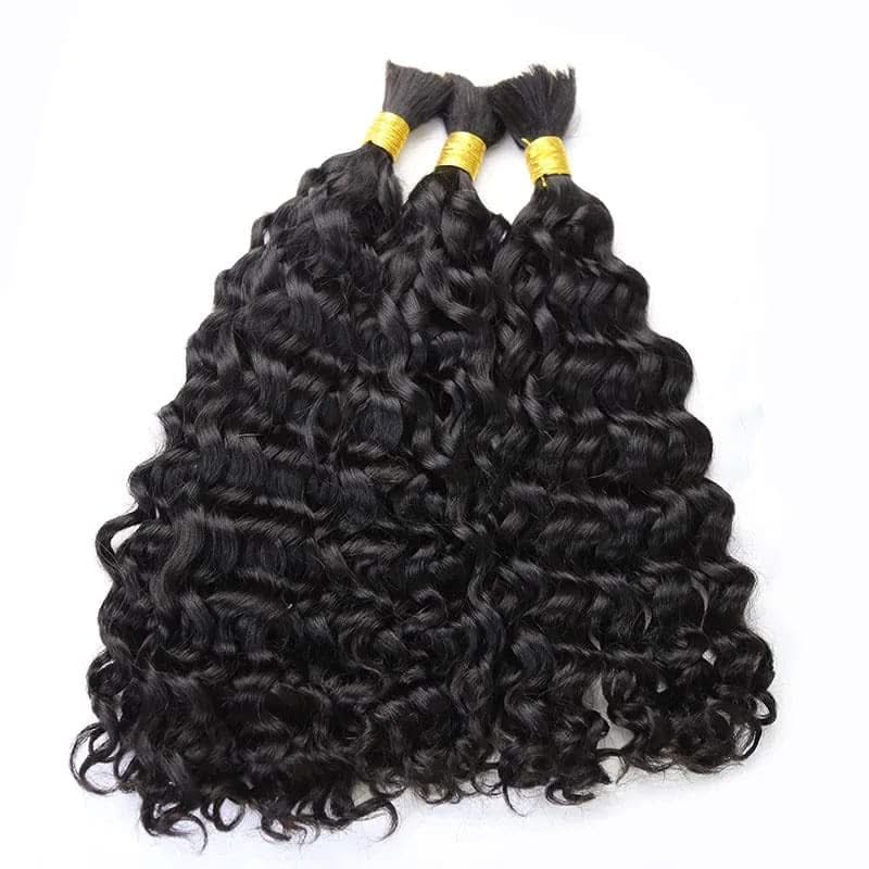 Double Drawn Burmese Natural Wave Human Braiding Hair - Onime Hair