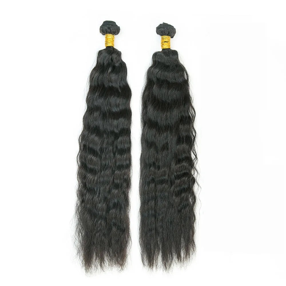 Onime Half Half Braids Half Sew-In Combo Deal Wet and Wavy Natural Color