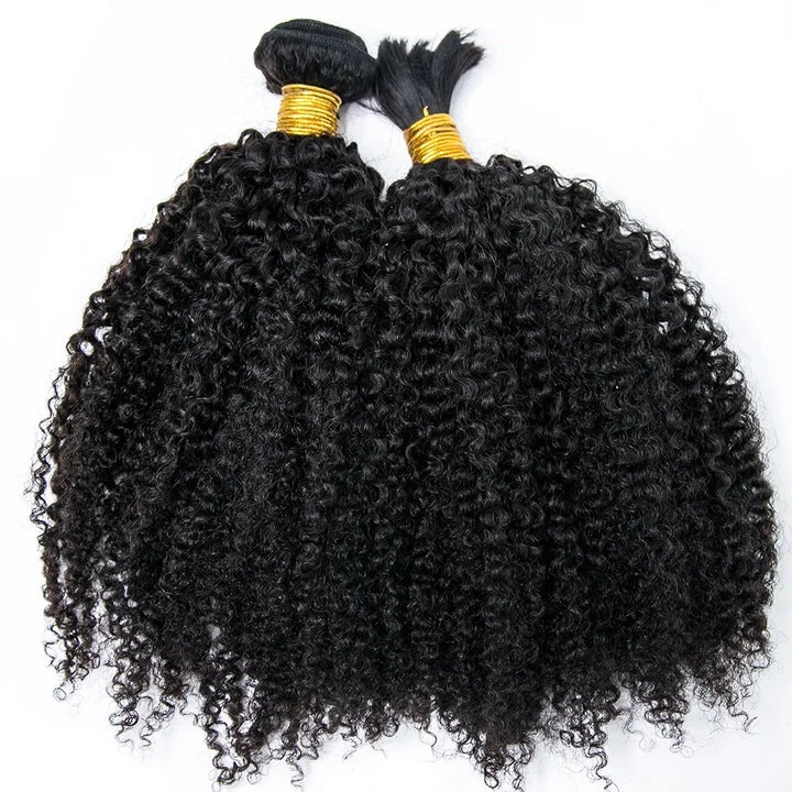 Onime Half Braids Half Sew-In Combo Deal Multi-Textured Kinky Curly Natural Color