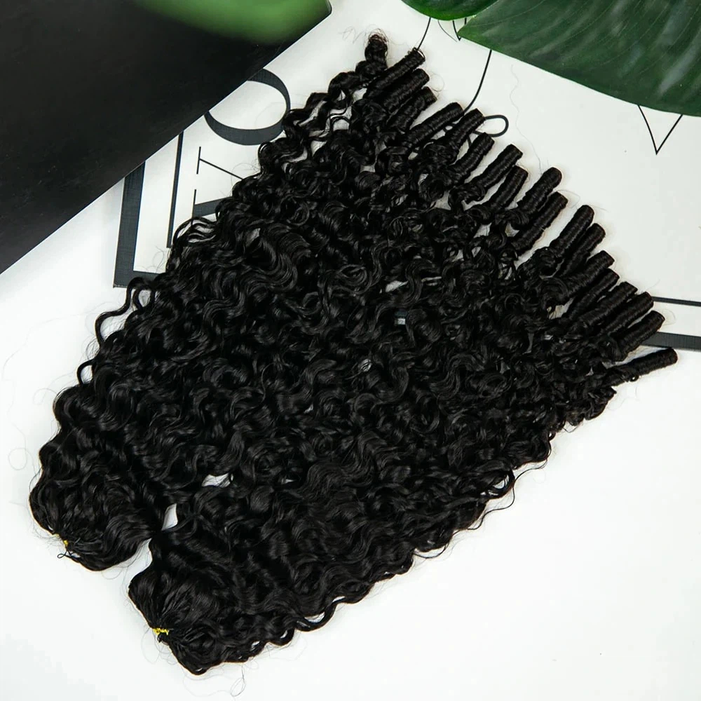 Burmese Water Curly Human Crochet Hai