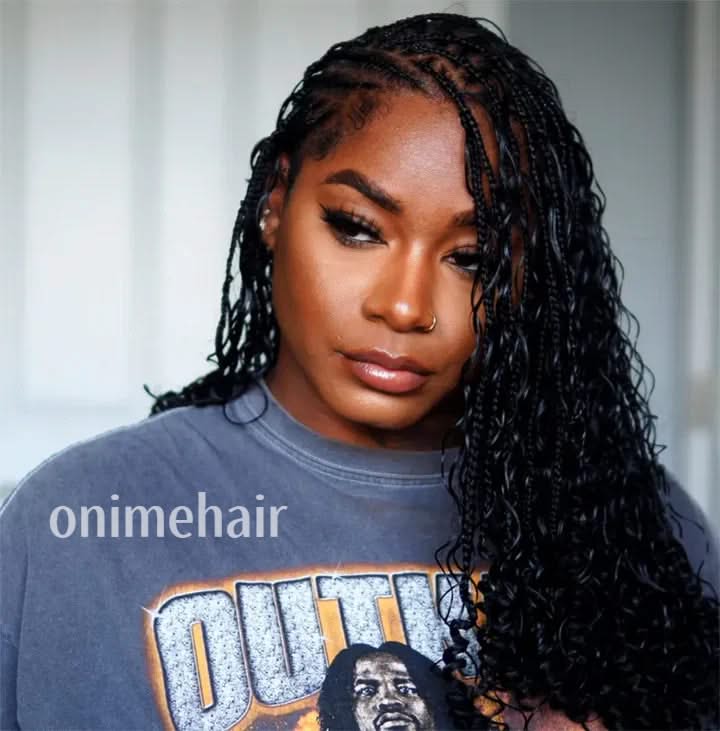 Double Drawn Burmese Deep Wave Human Braiding Hair - Onime Hair