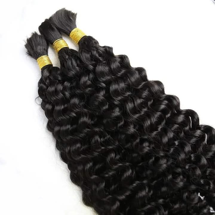 Double Drawn Burmese Water Wave Human Braiding Hair - Onime Hair