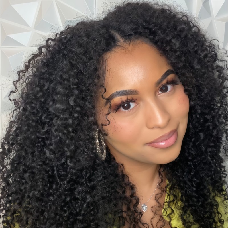 Onimehair™Kinky Curly Clip-In Extensions  –  100% Authentic Human Hair