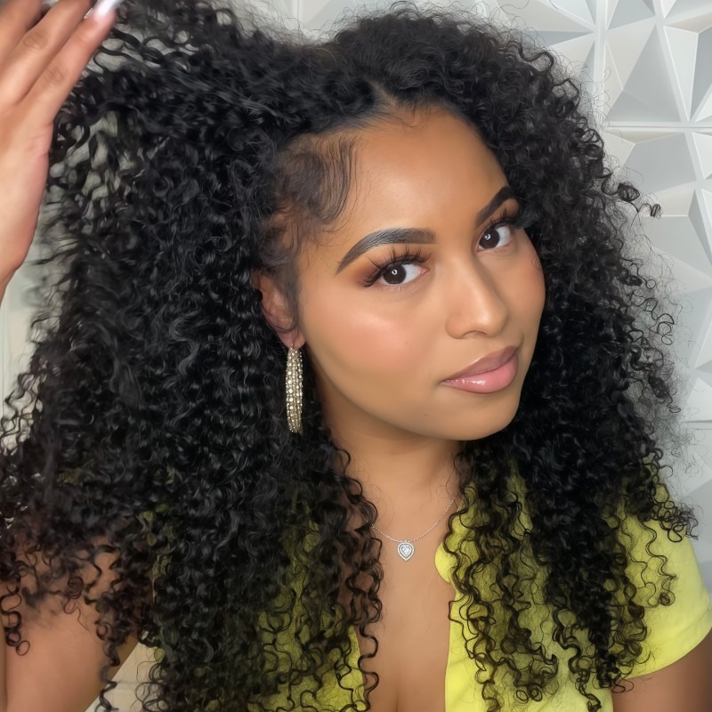 Onimehair™Kinky Curly Clip-In Extensions  –  100% Authentic Human Hair