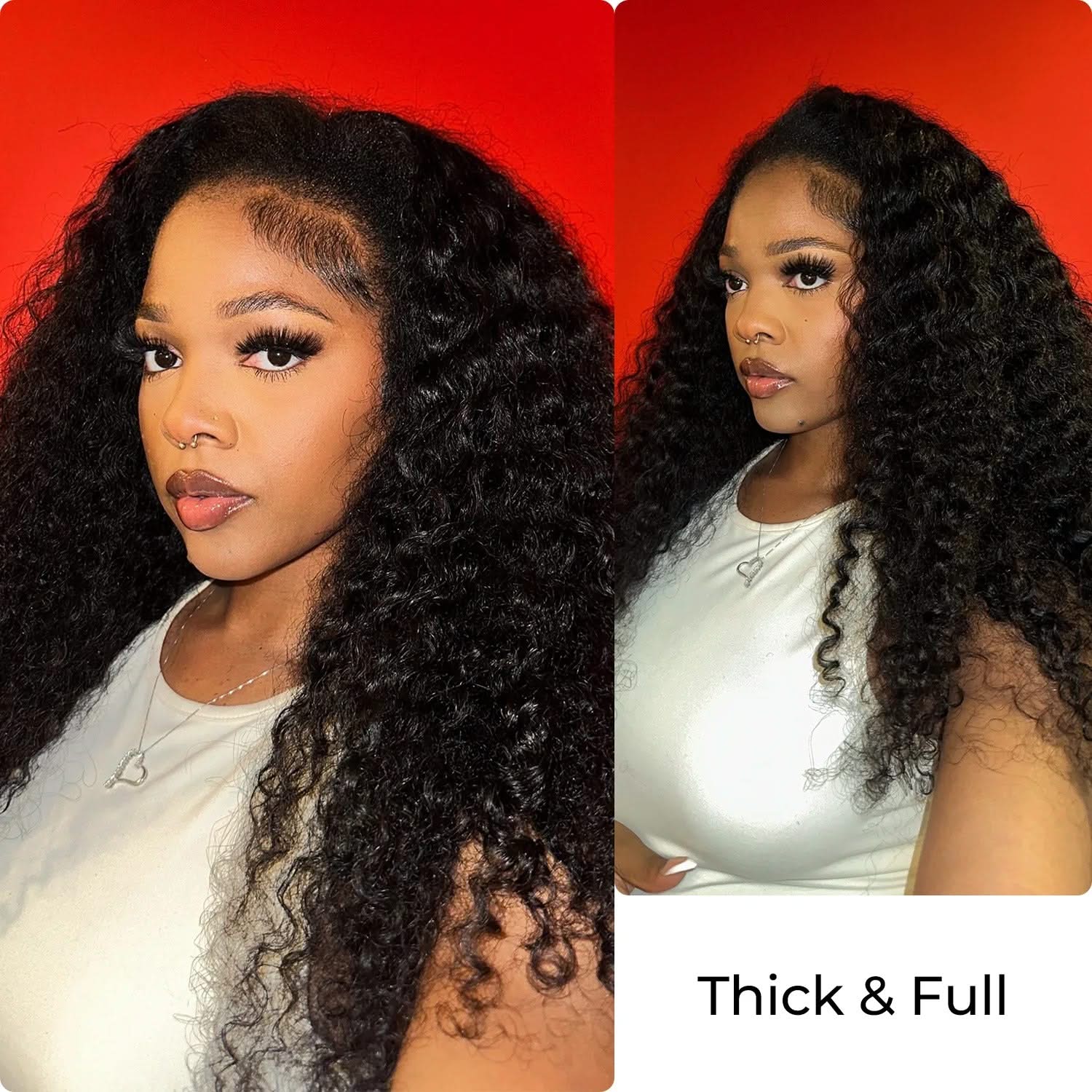 Burmerse 2/3/4 bundles of 100% unprocessed Brazilian curly human hair with defined twists.