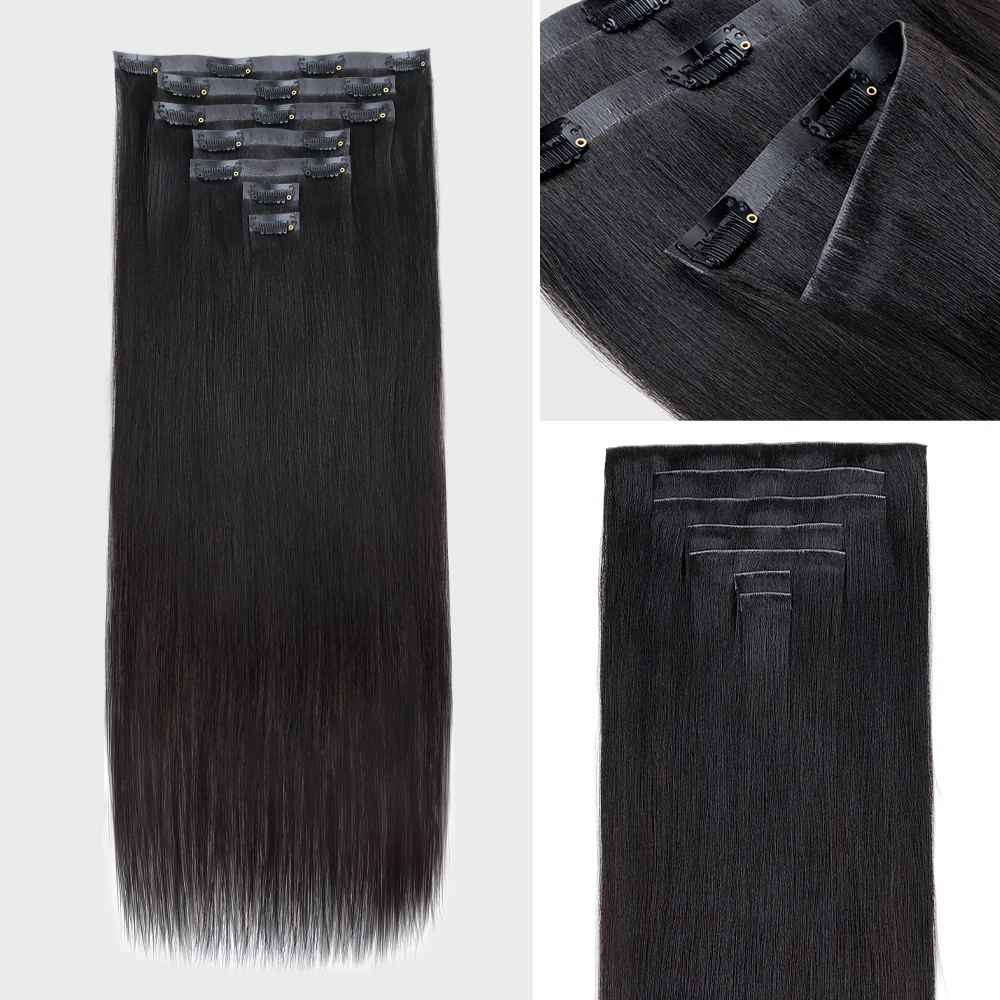 Onime Body Wave / Yaki Straight / Kinky Curly / Kinky Straight / Straight Ultra Invisi Edges Clip in Hair Extensions