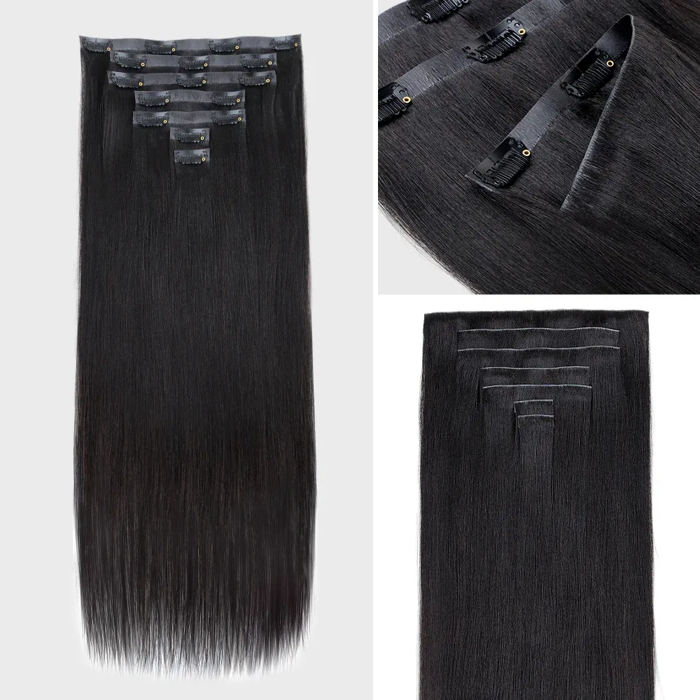 Onime Body Wave / Yaki Straight / Kinky Curly / Kinky Straight / Straight Ultra Invisi Edges Clip in Hair Extensions