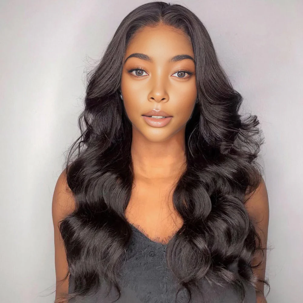Onime Upgraded Invisi Edge Seamless Clip in Hair Extensions Body Wave Human Hair